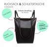 RUTA - Grosse Leder Rucksacktasche