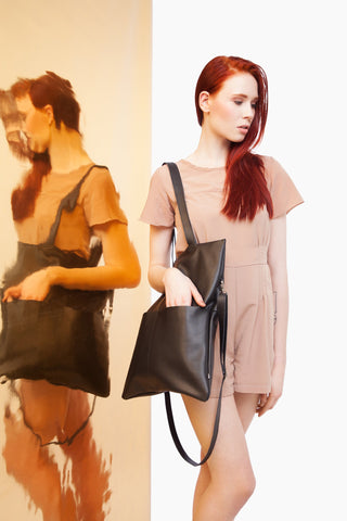 S A L E : MARA - Grosser Leder Shopper