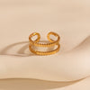Größenverstellbarer DOUBLE Ring