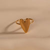 Größenverstellbarer HERZ Ring