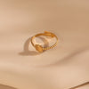 Größenverstellbarer feiner Ring