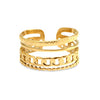 Größenverstellbarer Ketten Ring