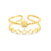 Größenverstellbarer Boho Ring