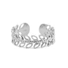 Größenverstellbarer Blätter Ring