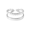 Größenverstellbarer BOHO Ring