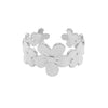Größenverstellbarer FLOWER Ring