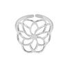 Größenverstellbarer FLOWER Ring