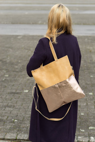 MARA - Grosser Leder Shopper