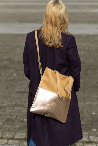 MARA - Grosser Leder Shopper