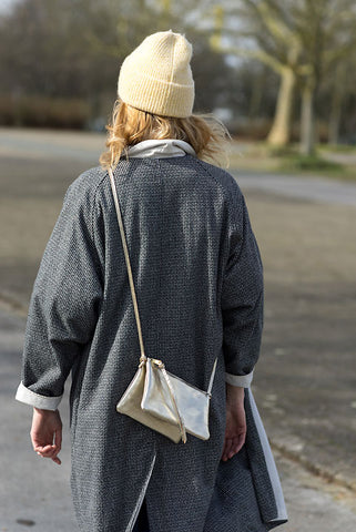 ELLA - Kleine Handtasche mit zwei Fächern