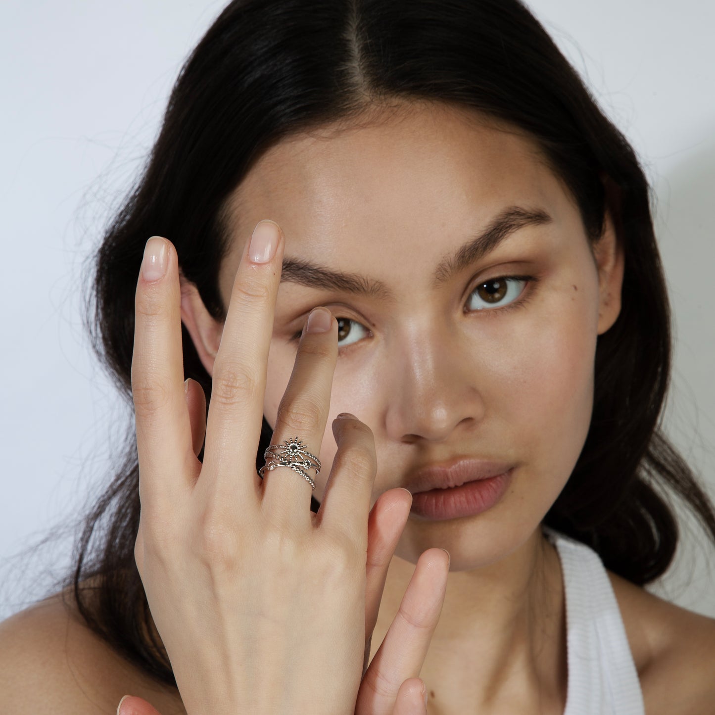 Größenverstellbarer Boho Ring