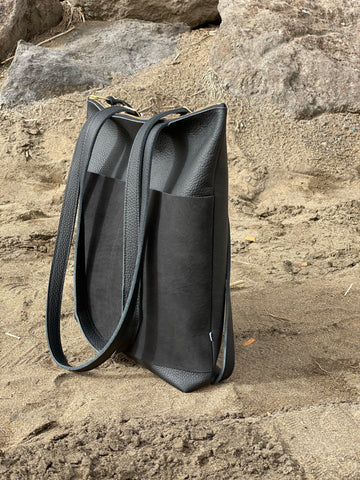 Quinn - Leder Rucksacktasche