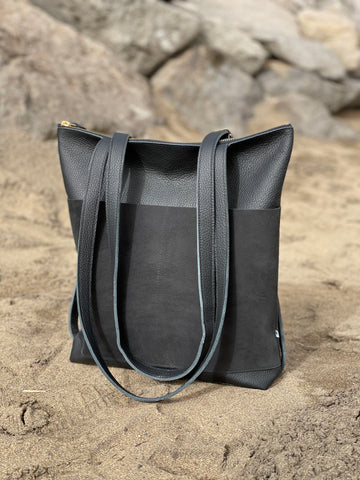 Quinn - Leder Rucksacktasche