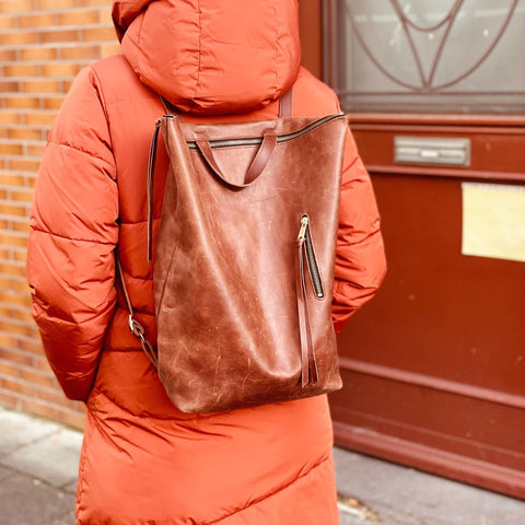 FRED - Leder Rucksack