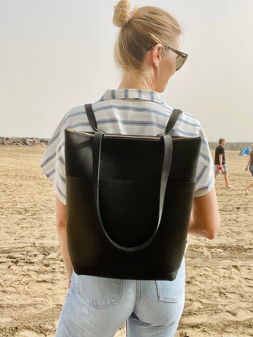 Quinn - Leder Rucksacktasche