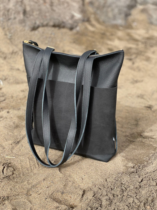 Quinn - Leder Rucksacktasche